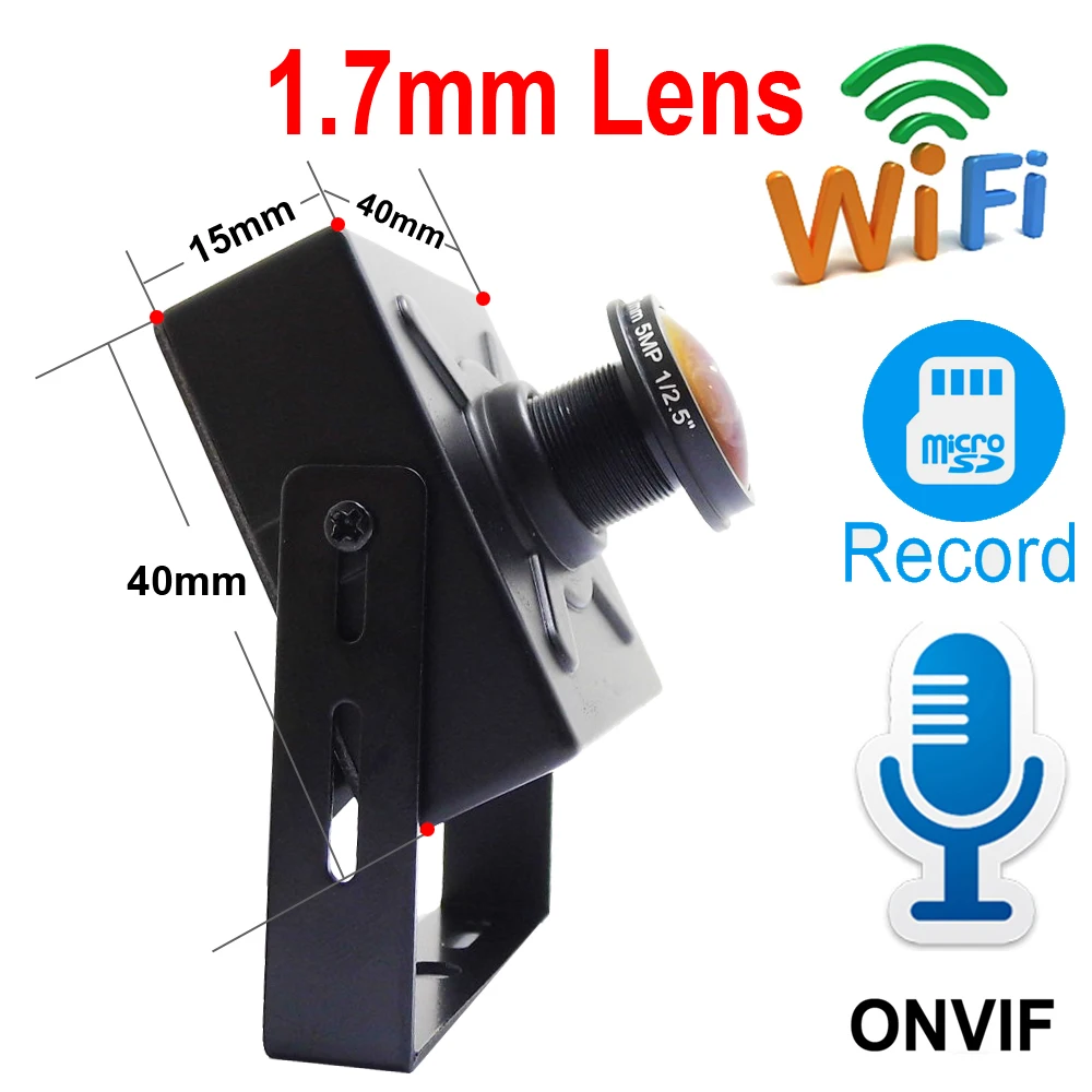 JIENUO 5MP Wifi Mini Camera Ip 1080P Home Security Surveillance Wireless Audio Micro IPCam Support Sd Slot HD CCTV Home Camera