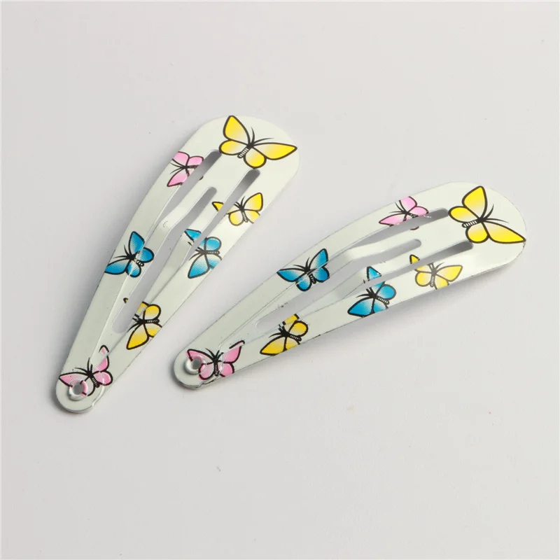 20Pcs/Lot Hair Accessories Candy Color Dripping Hair Clip Princess Barrette Korean Hairclip Cartoon Headdress Hairpins for Girls