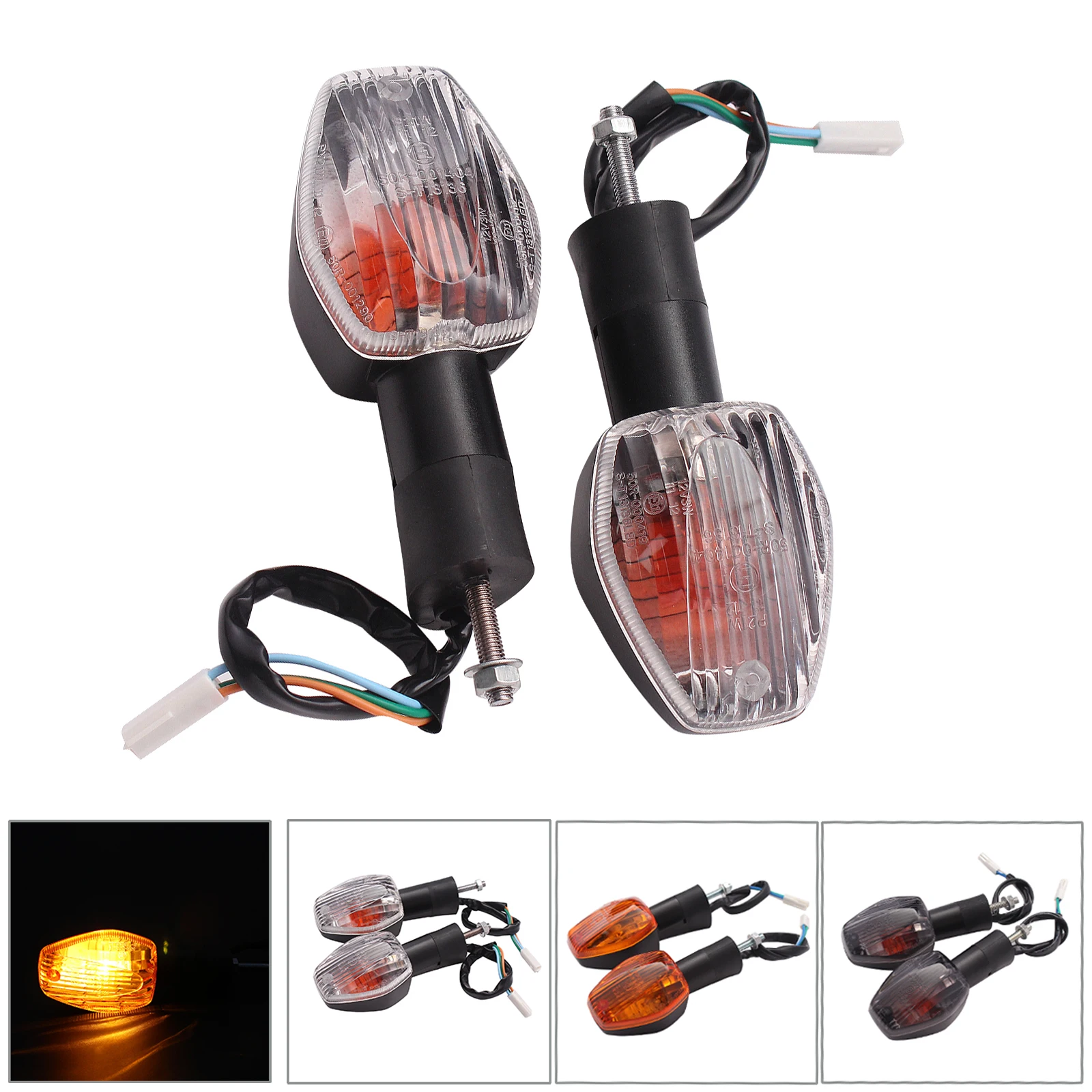 

Turn Signal Front Indicator Lamp For Honda CB900F HORNET 01-07 RVT1000R RC51 00-06 VTR 250 09-15 Motorcycle Light Accessories