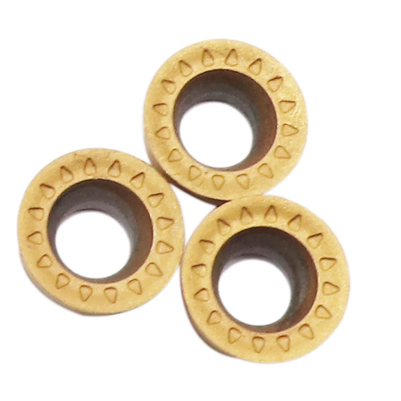 RPMT10T3MOE UE6020 50 قطعة كربيد إدراج RPMT طحن شفرة التصنيع باستخدام الحاسب الآلي الميكانيكية مخرطة المعادن تحول أداة القاطع آلة القطع