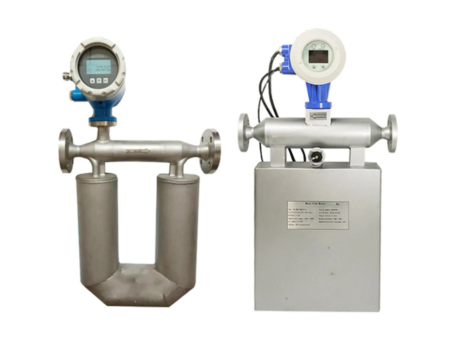 4-20ma industrial Gas Liquid Flow Meter Direct Mass Flow Meter