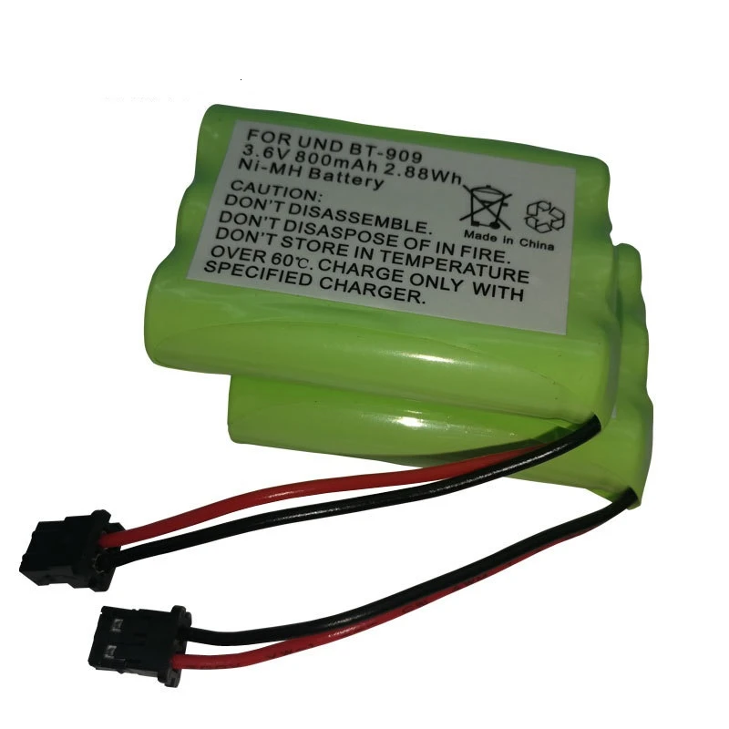 3.6v Rechargeable cordless phone battery for uniden BT-909 BT909 3*AAA Ni-mh 800mAh 3.6V rechargeable batteries