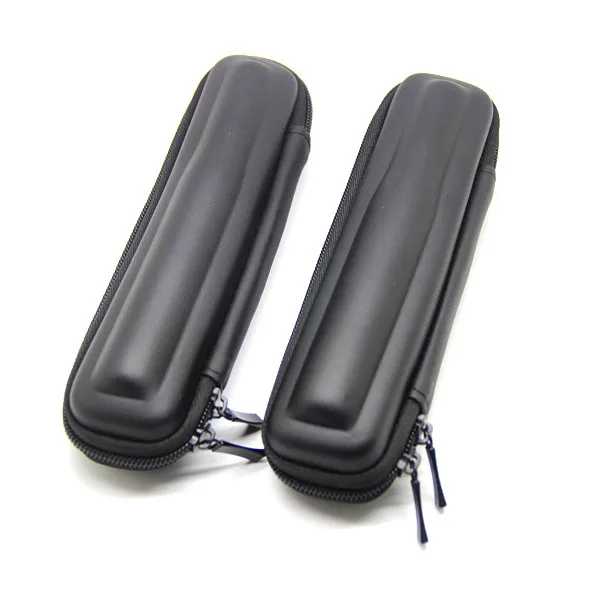 Black Mini Slim Case Small Leather Zipper Carry Bag Zipper Case Vape Pen Carry Case