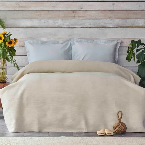 Roe Home Remas Beige Double Personality Softline Blanket