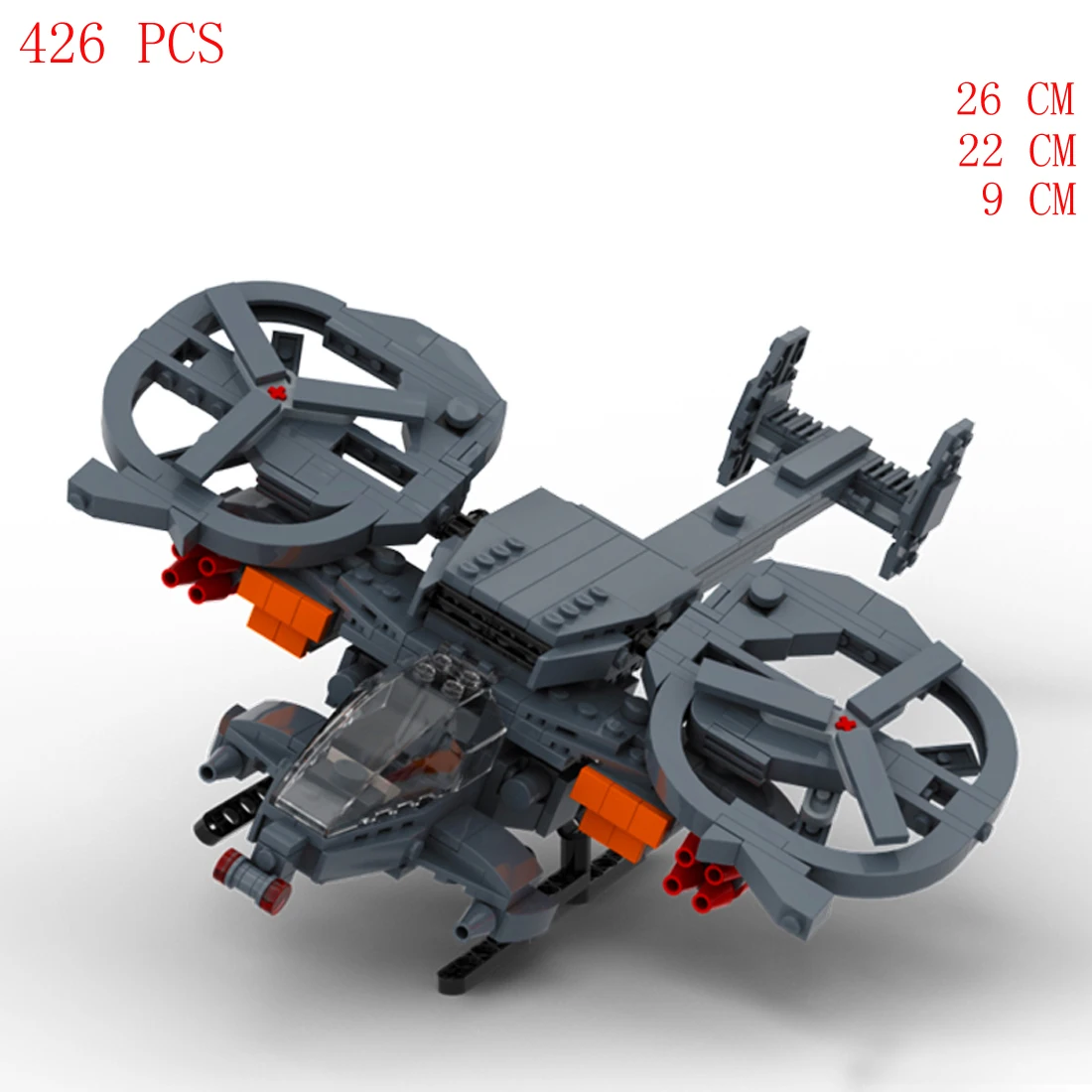 hot classical US technical Movie Avatares Scorpion Gunship space war weapons equipment Building Block model bricks toys for gift