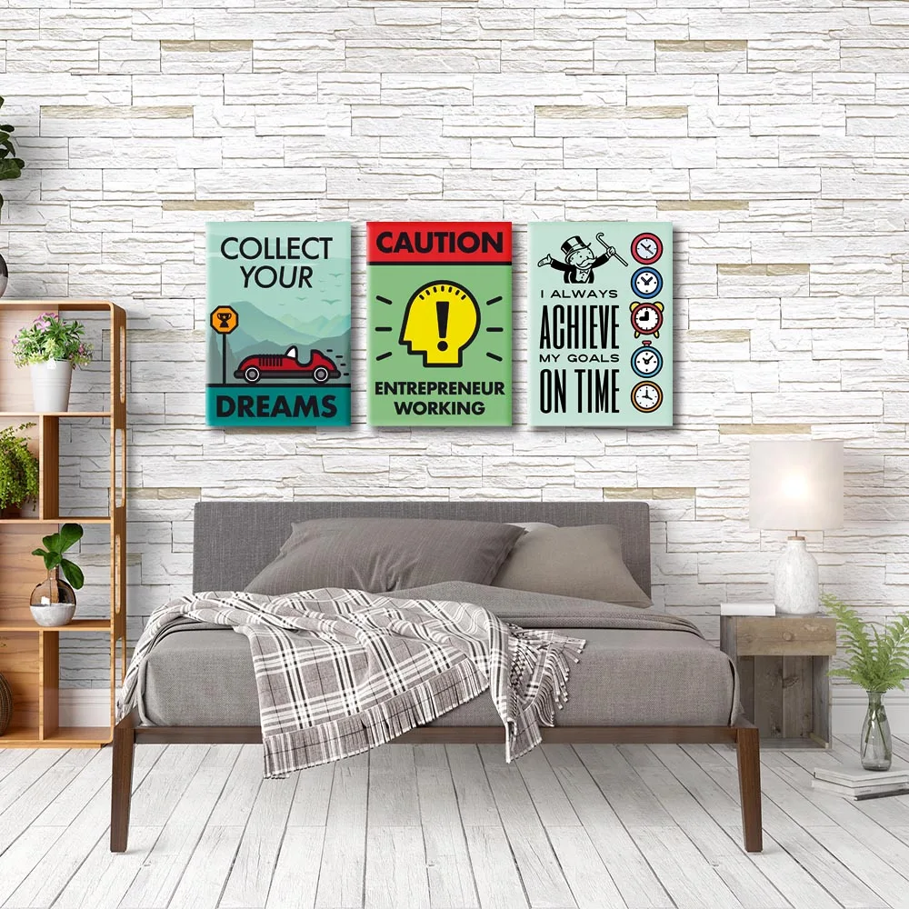 Alec Canvas Painting Buy Stocks Not Candies Posters and Prints Wall Art Picture for Living Room Decor No Frame