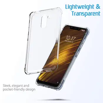 Silikonové TPU pouzdro pro Xiaomi Mi Poco X3 NFC F2 Pro M2 M3 X2 F1 CC9 10T 5G 10 Ultra 9 Lite 9i Průhledné transparentní pouzdro pro Mi 9 SE 8 nejlepší prodej Kryt baterie Zoom F1 - №5