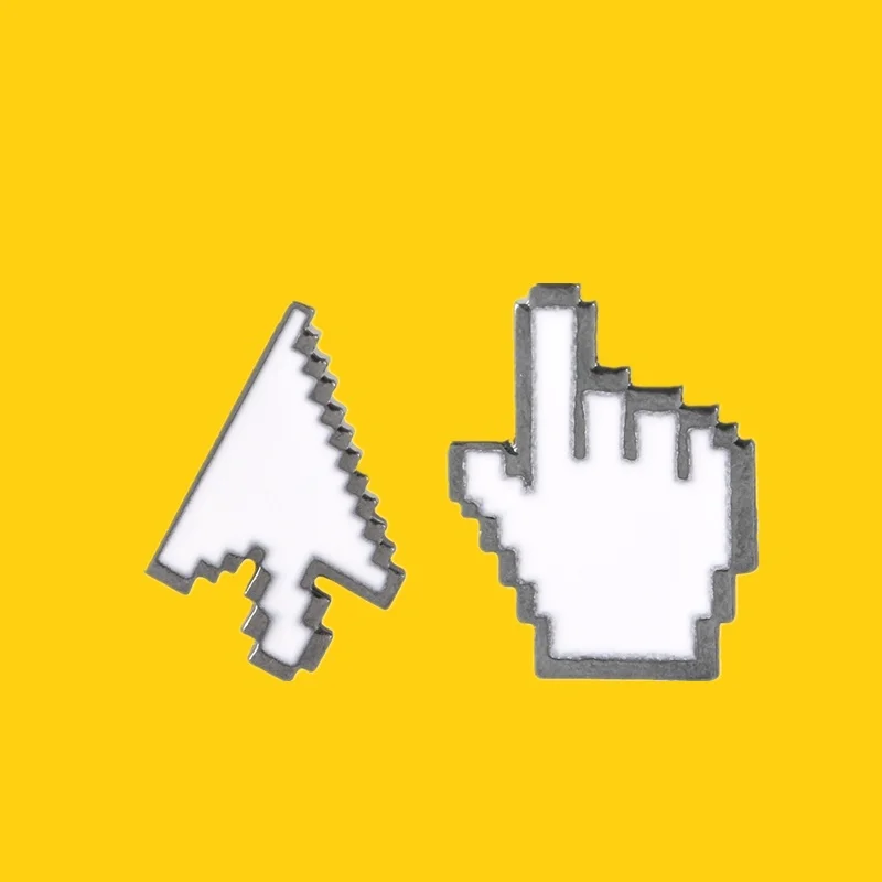 Click Pin – Der trendige Enamel-Arrow-Cursor als stylischer Brooch für digitale Ästhetik und Alltags-Statement