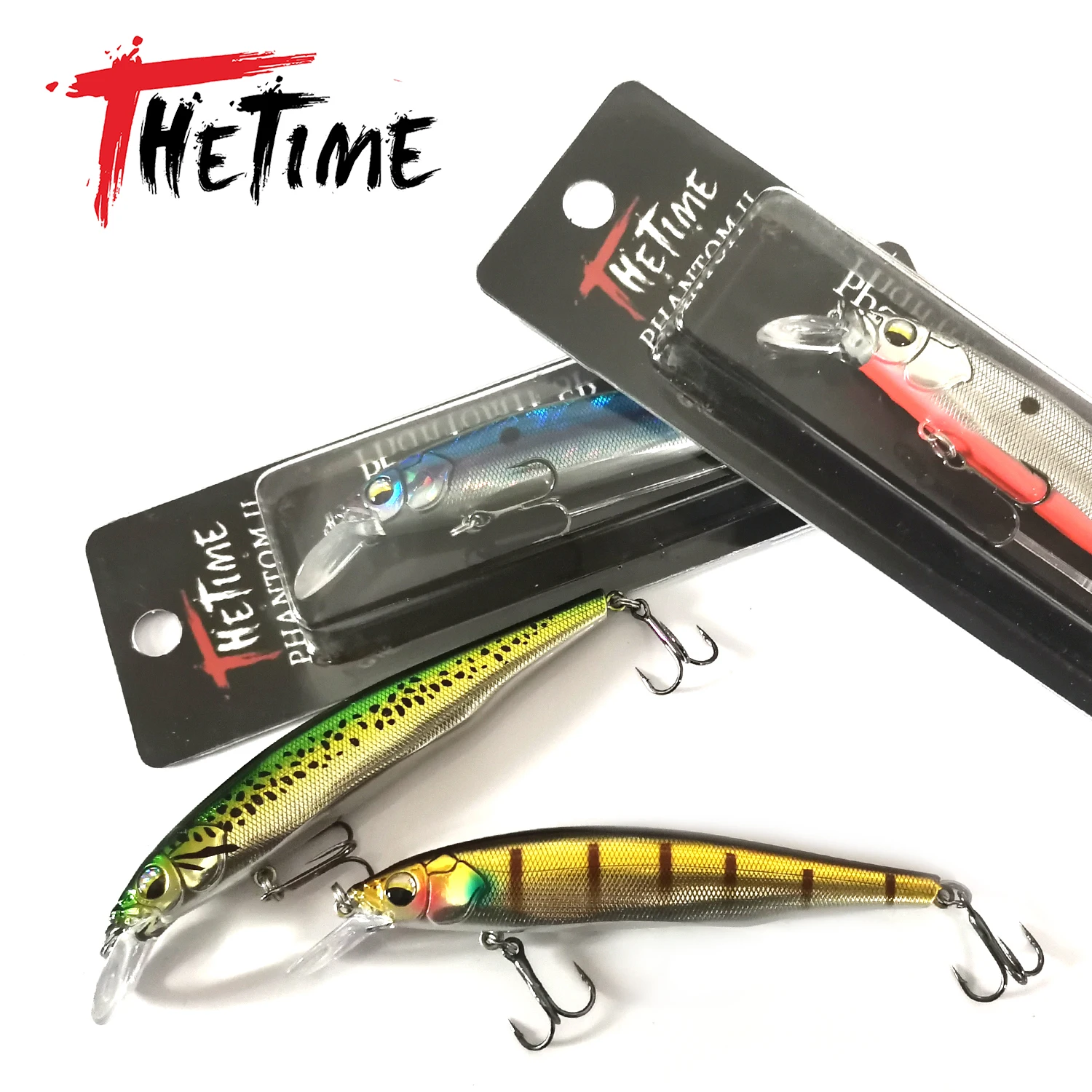 2022 New THETIME Brand PHANTOM2 110SP Suspend Wobbler Minnow Lure 110mm 19g Mid-Warer Artificial Bait For Pike Sea Bass Fishing