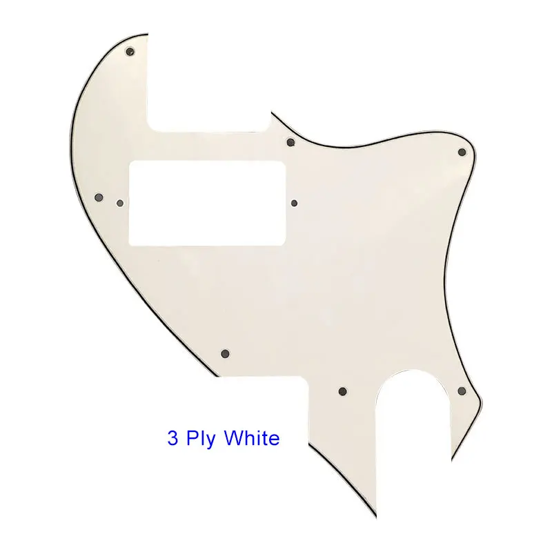 Xin Yue Guitar Parts - For7 Hole Screws Tele Conversion US Tele F Hole Hybrid Guitar Pickguard With PAF Humbucker