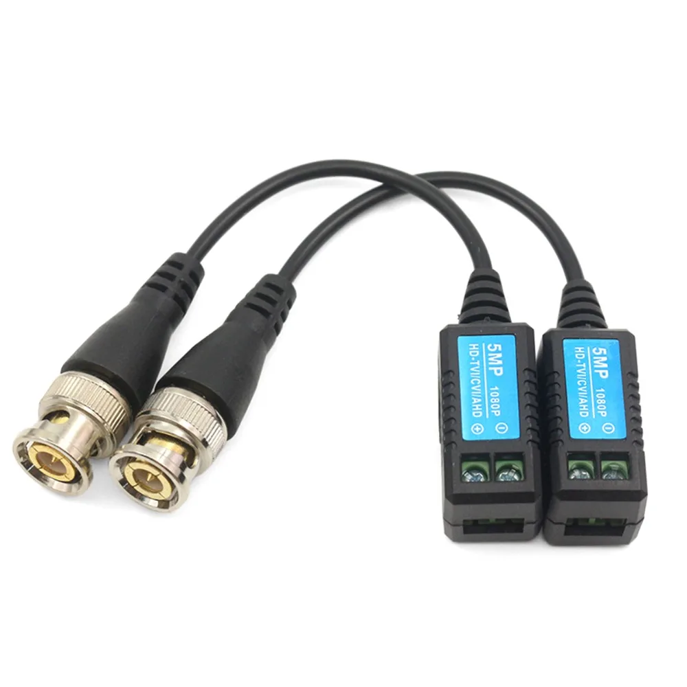 Cámara analógica AHD de 5MP, sistema CCTV, Balun de vídeo, par trenzado, protección de transmisor para cámaras analógicas de 2MP y 5MP, lote de 10