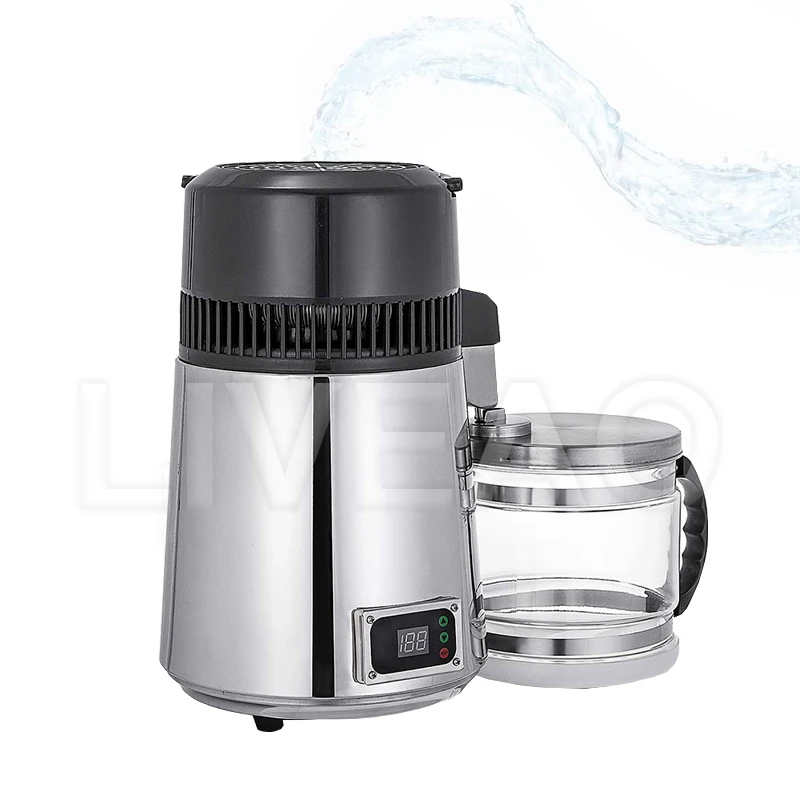 เครื่องดื่มแอลกอฮอล์ Distiller Pure Distiller น้ำไวน์น้ำกลั่นเครื่องเครื่องกรองน้ำสแตนเลส750W 4L 110V / 220V