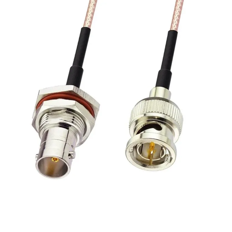 BNC Male Straight Right angle To BNC Male Female 75 Ohm RG179 Pigtail Cable for HD-SDI 3G-SDI Vedio CCTV Camera Camcorder