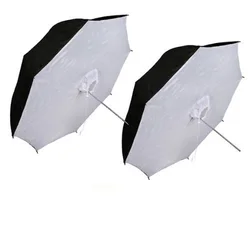 Photo Studio 43 Reflective Umbrella Softboxes  Lighting  Set of Two (2)