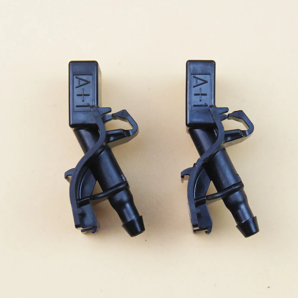 LARBLL Car Styling 2PcsPair Windshield Washer Nozzle Jets Spray Fan 85381-12300 Fit for Toyota Corolla Altis Camry 2006-2015