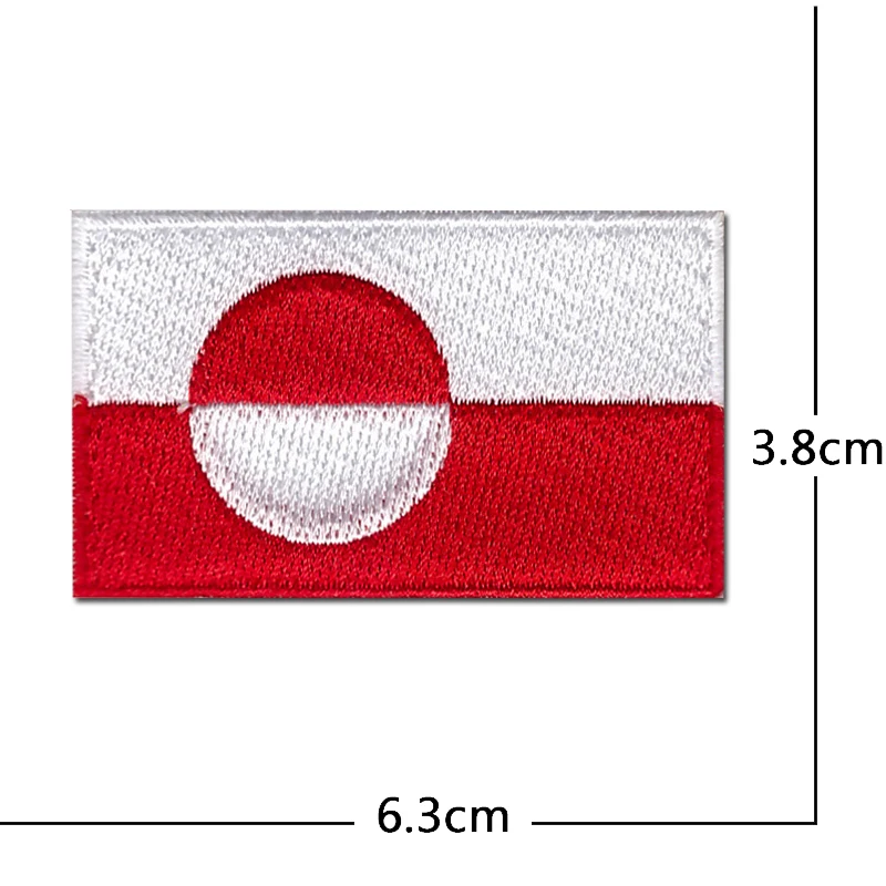 National flag computer embroidery patches clothes sticker ironing sew Applique Cuba Costa Rica Colombia Chile Canada Brazil