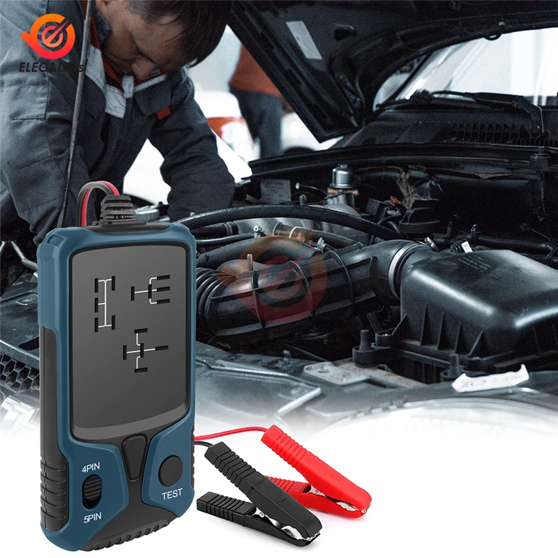 Car Relay Tester 12V Electronic Automotive Relay Tester Universal For Auto Battery Checker Alternator Analyzer Diagnostic Tool