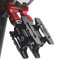Quick Release Bike Pedal Holder Adapter, Brompton Folding Bike Saddle Pedals Mount, MKS EZY Aceoffix Bicycle Pedal