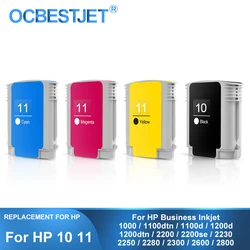 [Third Party Brand] For HP 10 11 Replacement Ink Cartridge For HP 100 110 1000 1100 1200 2200 2230 2250 2280 2300 2600 2800