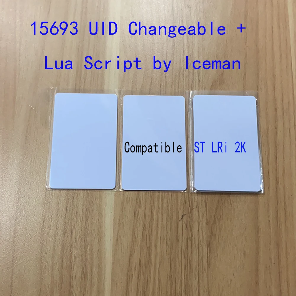 ST SLIX 1K ISO 15693 UID Changeable + Lua Script by Iceman Fully UID rewritable based on forum information on PM3 RDV4