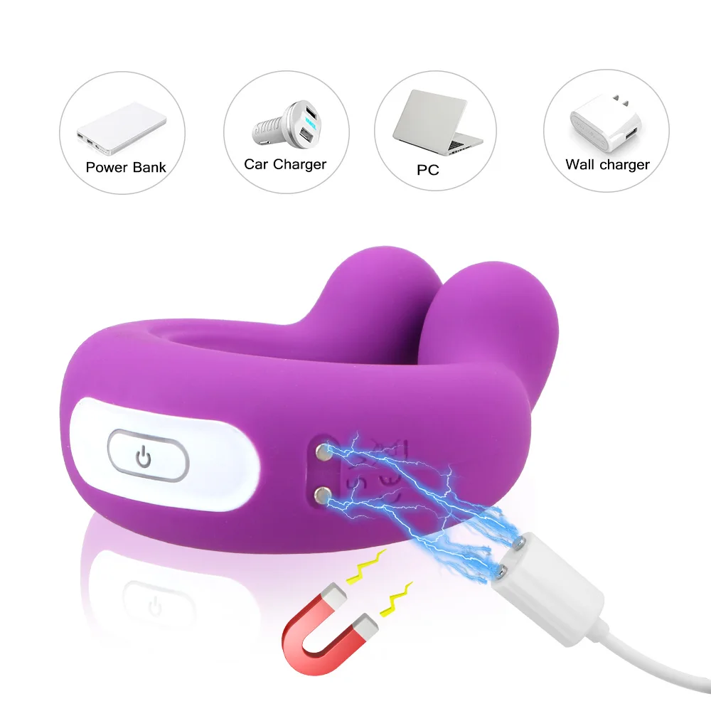 Couple Vibrator for Penis Clitoral Stimulation Sex Toys Cock Ring Vibrator,Wireless Remote Control Clitoris Stimulator Massager