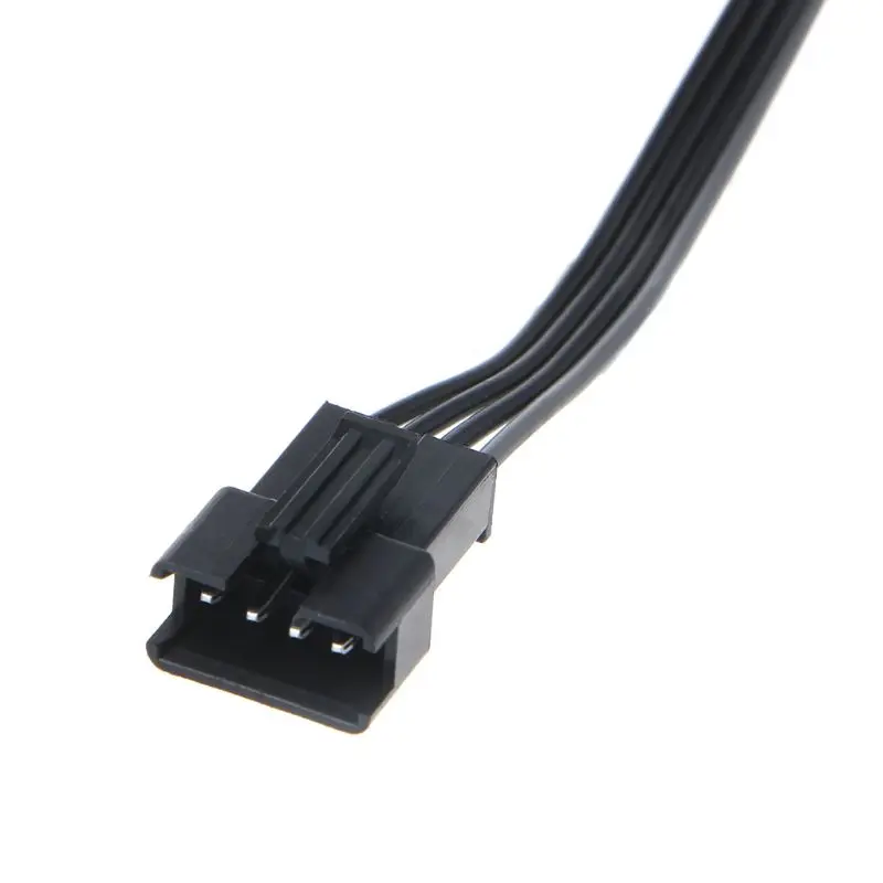 Câble de connecteur RGB 12V 4 broches 45cm, boîtier PC, rallonge de ventilateur, adaptateur pour carte mère Giga/Microstar/a-sus RGB