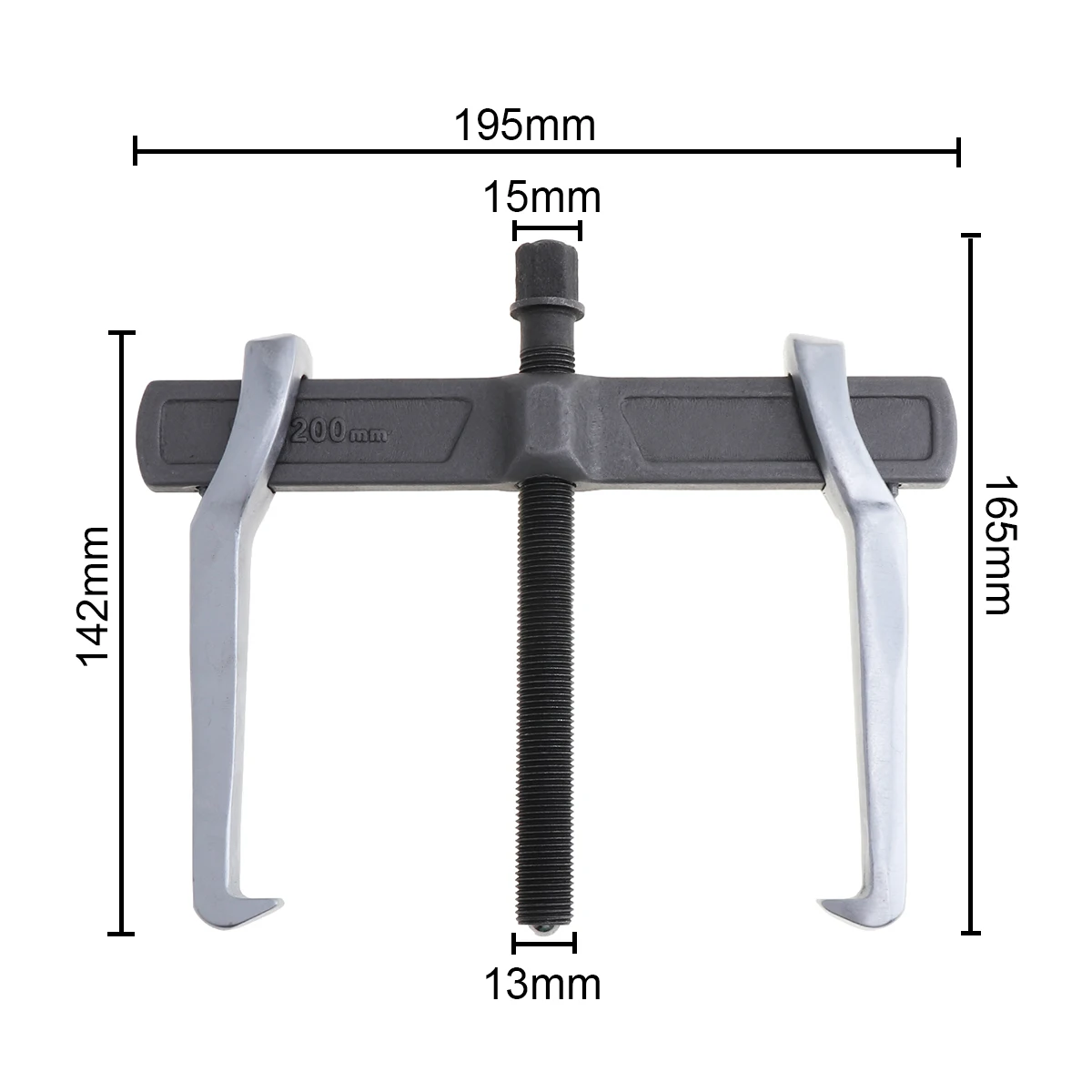 CR-V de 6/8 pulgadas con un solo gancho, dispositivo de elevación separado, extractor de rodamiento reforzado, Rama para reparación de automóviles,