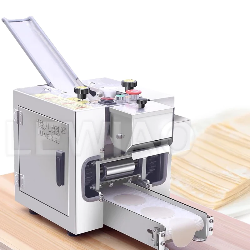 

Dumpling Skin Maker Shao Mai Empanada Ravioli Wrapper Wonton Dough Sheet Making Machine