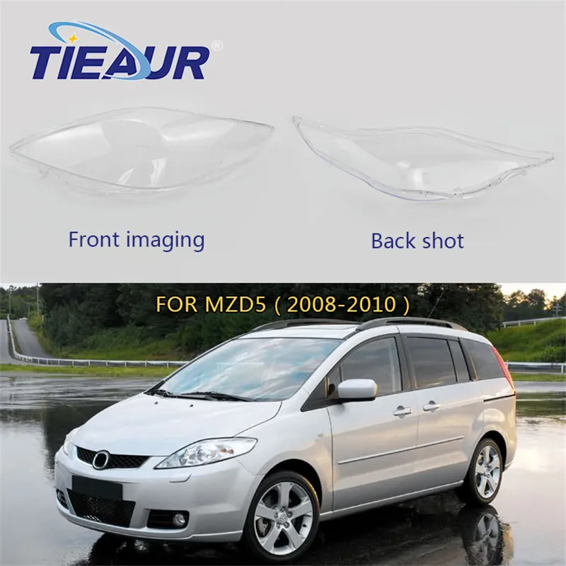 

Car Headlight Headlamp Clear Shell 4Doors Transparent Lens Cover For Mazda M5 Front Large Lampshade Replacement