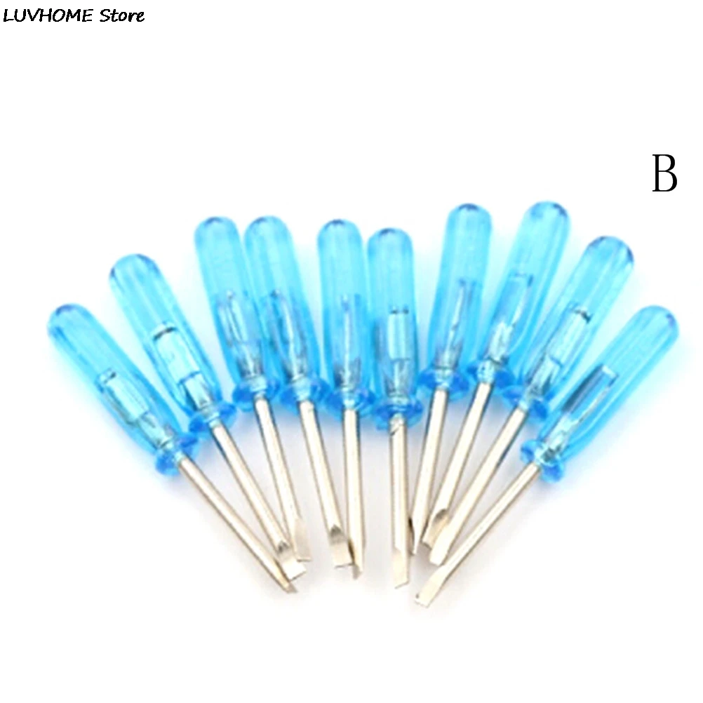 10 Pieces Small Screwdriver 2.0MM Disassemble Tool For Mobile Phone Screwdriver Slotted Screwdriver Repair Tools