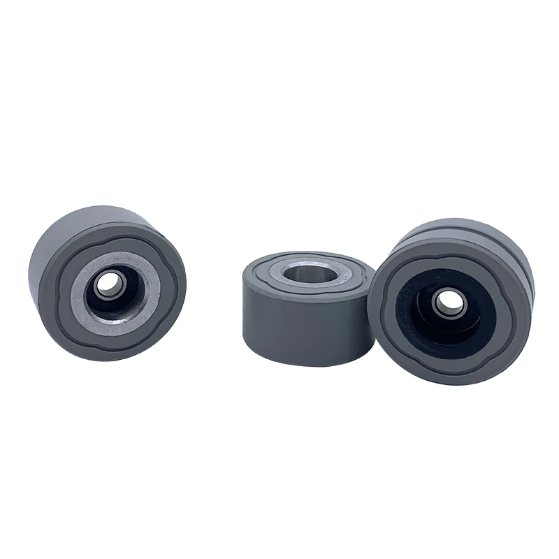 الأسطوانة المطاطية لآلة النطاقات الحافة ، عجلة الصحافة الناقل ، SCM ، 48x8x25 مللي متر ، 10 قطعة