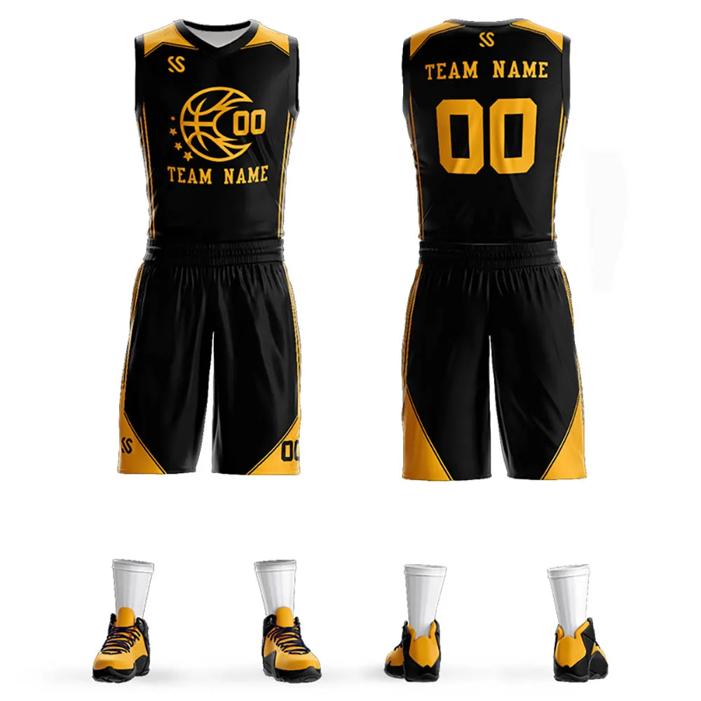 Custom Breathable Printed name Number Basketball Uniform Men/Youth Team Shirt Sports Jerseys