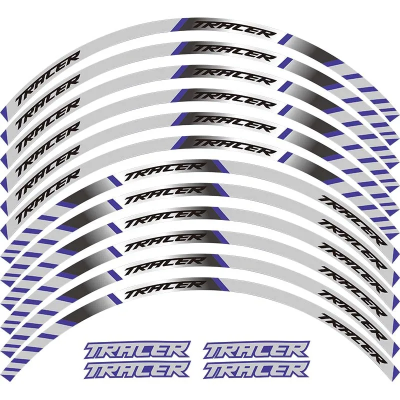 รถจักรยานยนต์ Stripes สะท้อนแสงสติกเกอร์เหมาะสำหรับ YAMAHA TRACER 700 900 850 MT07 MT09 MT-07 MT-09