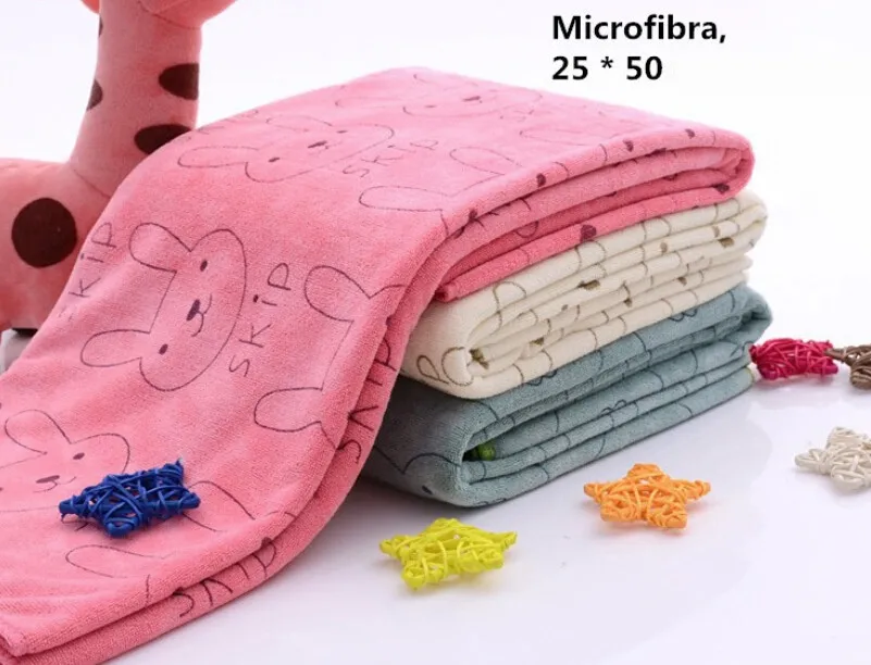 Morbido In Microfibra Bambino Telo da bagno bambino Bello Del Coniglio Neonato Assorbente Ad Asciugatura Rapida Alimentazione Salvietta Panno