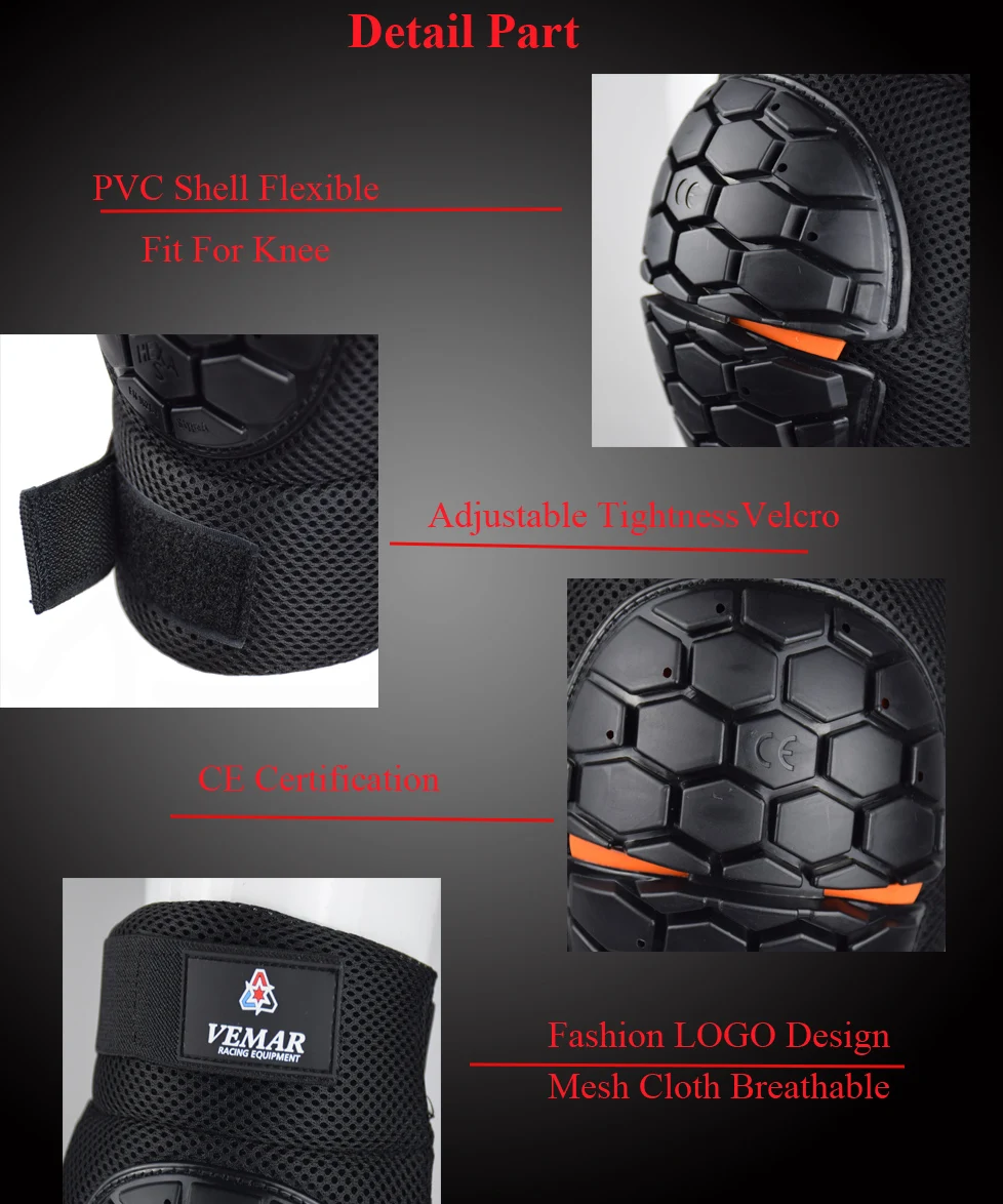 Motocross Knee Pads Elbow Protector Motorcycles Motorbike Leg Protective Gear CE Certification Cycling Bicycle Knee Elbow Guard view 4
