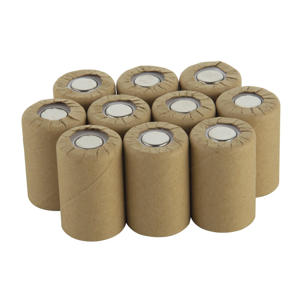 

10pcs 4/5SC 3000mAh 1.2V Ni-MH power Battery cell rechargeable 20A 33x22mm Apply to electrical tools