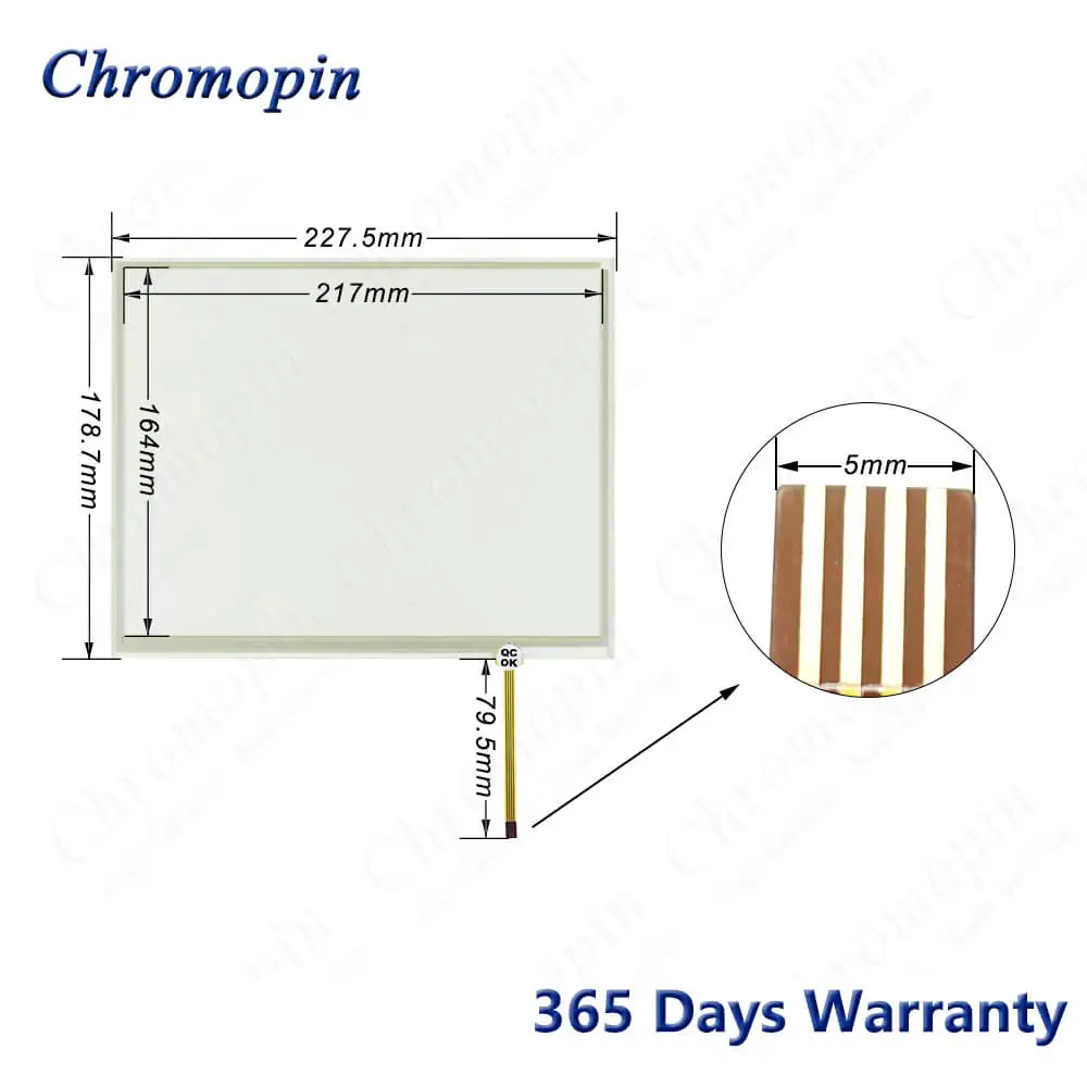 

Стеклянная панель с сенсорным экраном и дигитайзером для GT2510-VTWA GT2510-VTWD, сенсорный экран и защитная пленка.