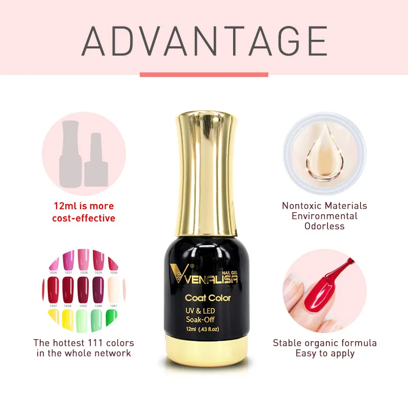 120 stücke/Kit Ven alisa VIP Nagellack # Weihnachts gel 12ml Lack Gel politur glänzend wunderschöne Farbe Nagel Gel Emaille Set – Detail 14