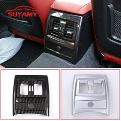 For BMW 3 4 Series GT F30 F31 F32 F34 F36 Rear Air-Conditioning Air Outlet Anti-Kick Protection Cover Car Interior Accessories