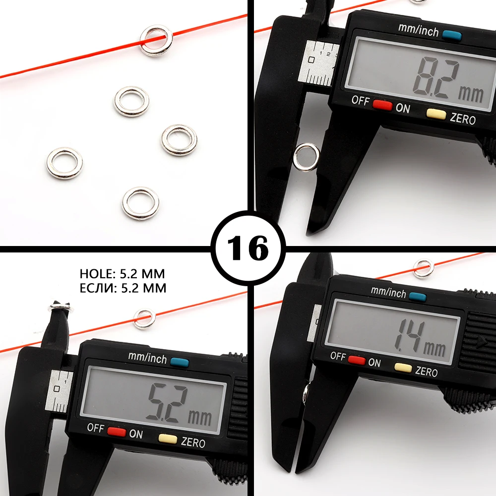 50 Stück, 32 verschiedene Arten, gemischte Metall-Abstandshalter-Perlen mit unterschiedlichen Lochgrößen für die Herstellung von Schmuck, Armbändern, Halsketten und Ohrringen – Großhandel. – Detail 32