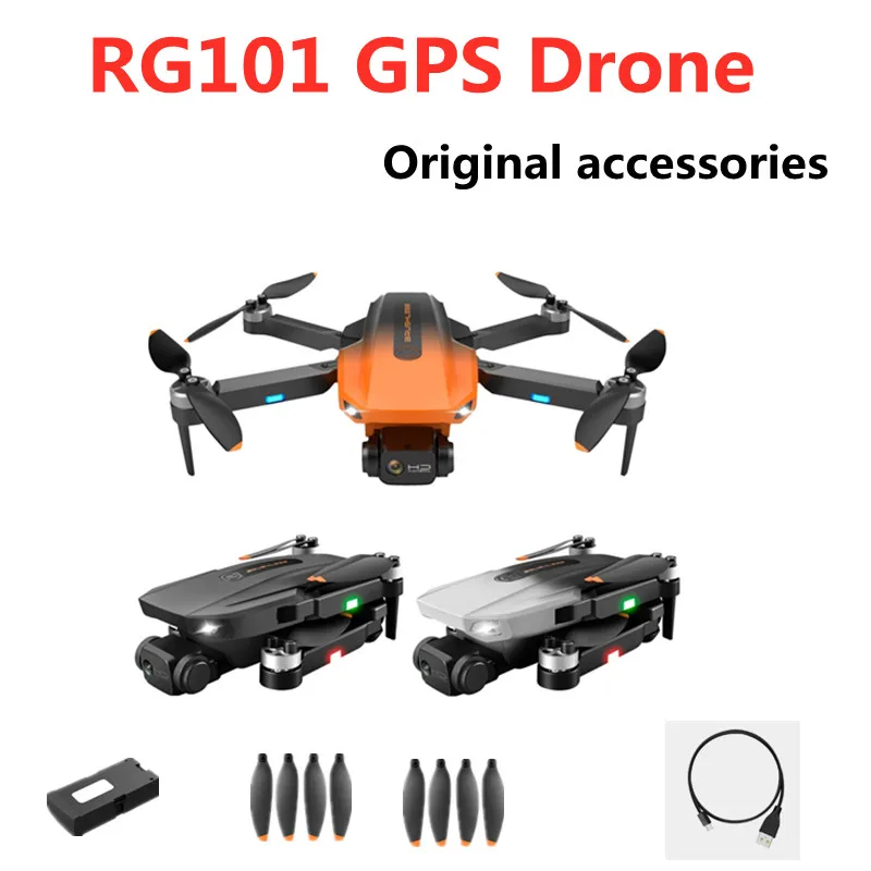 

RG101 GPS Drone Original Accessories 7.4V 3000mAh Battery Propeller Blade Accessories For RG101 Dron Spare Parts