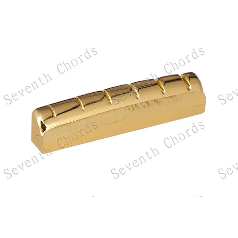2 Stück/Set Messing Sattel und Steg für Akustikgitarre, Gitarrenzubehör, 3 Größen zur Auswahl, Musikinstrument-Zubehör – Detail 8