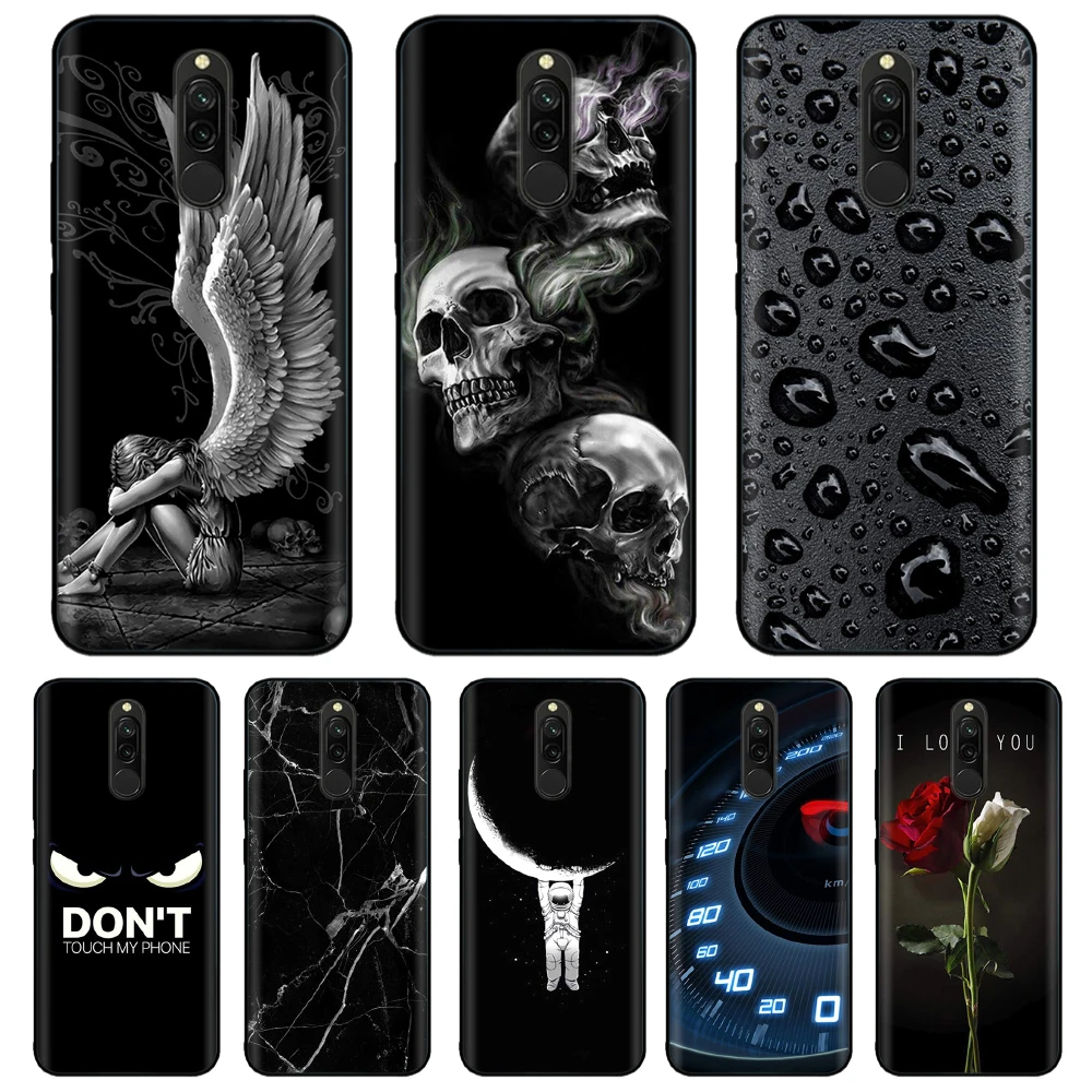 For Xiaomi Redmi 8 Case Soft Silicone Phone Back Case Cover For Redmi 8A Silicone TPU Phone Case For Redmi 8 8a redmi8 8 a Coque