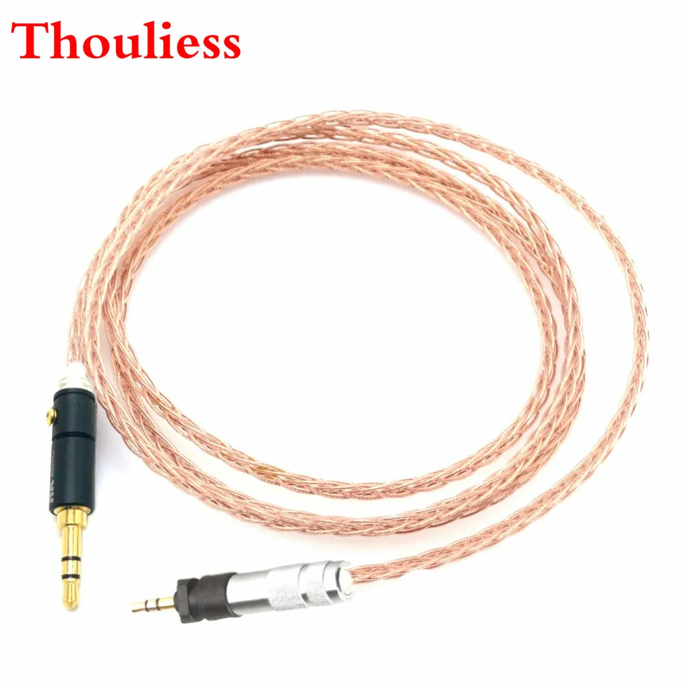 

Thouliess DIY Free Shipping 8 Cores Litz braid Hi-OFC Headphone Cable For Philips SHP9000 SHP8900 Headphones