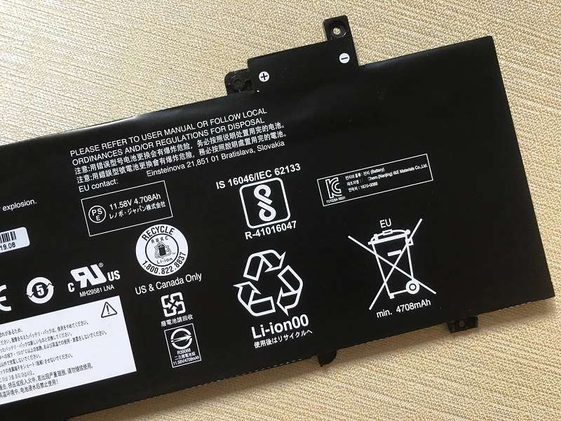 Imagem -06 - Supstone-bateria Lenovo Thinkpad Novo Genuíno 01av480 Sb10k97622 L17m3p71 L17l3p71 T480s 01av478 01av479 Sb10k97621 L17m3p72