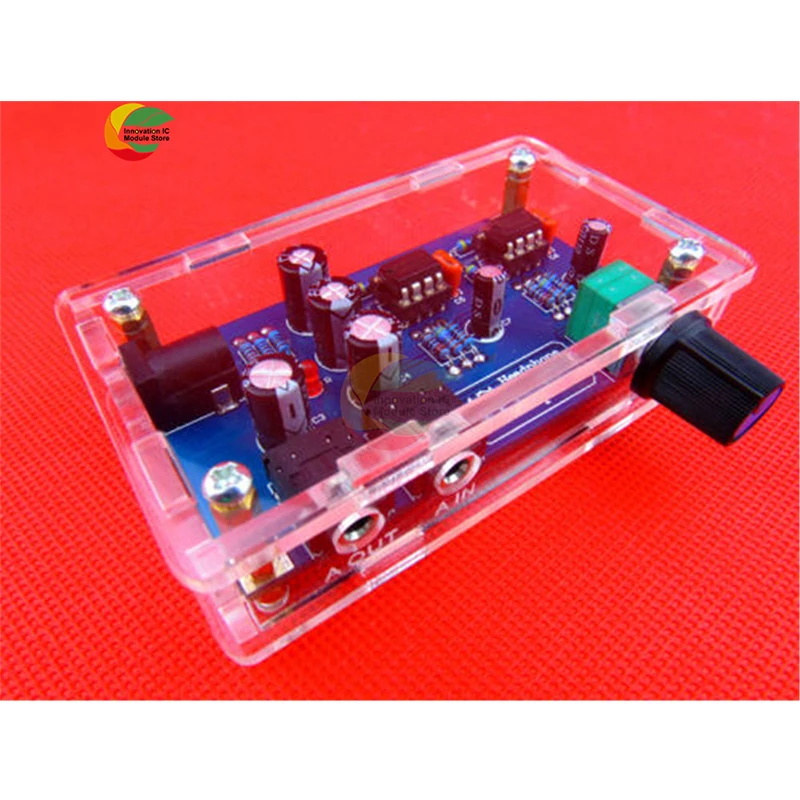 47 Headphone Amplifier Parts Portable Headphone Amplifier Board DIY Spare Parts Kit With Case