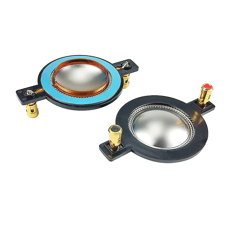 GHXAMP 34.4mm Speaker TREBLE Voice Coil Titanium Film Tweeter Ring Voice Diaphragm Speaker Accessories DIY 8OHM 2PCS