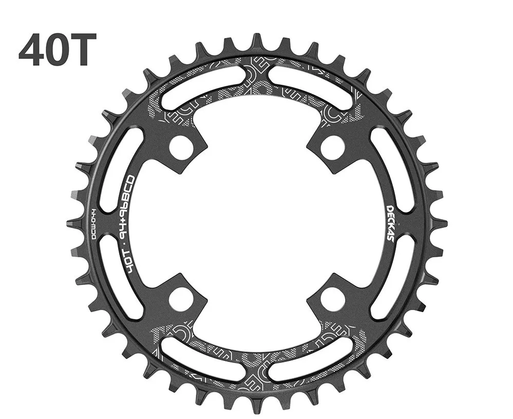 Deckas 94 96bcd runde 34/36/38/40/42/44t mtb Mountainbike Fahrrad Kettenblatt für Shimano Alivio M4000 M4050 für Deore M612 Kurbel