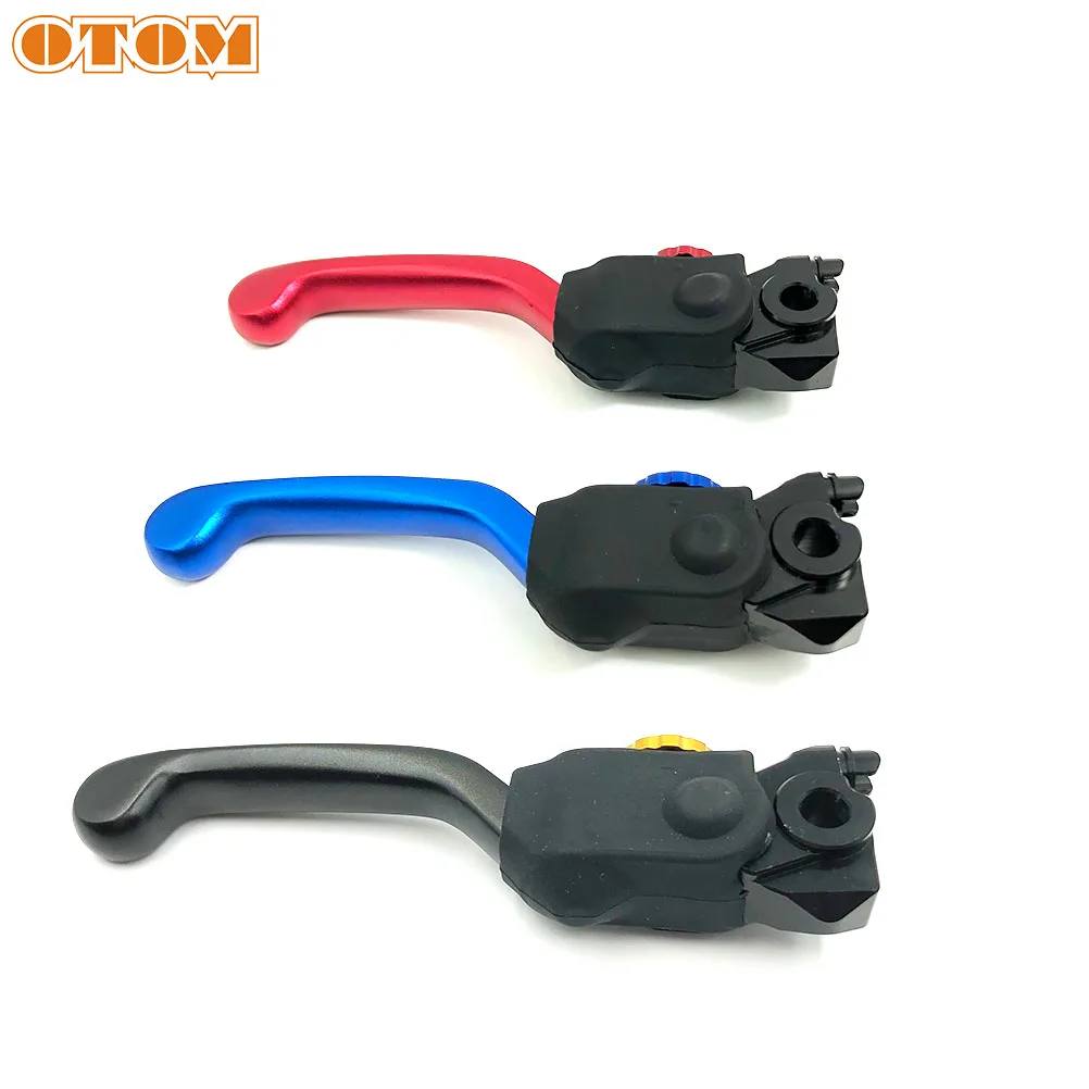 OTOM Motorcycle Front Brake Lever CNC 7 Gears Adjustable Folding Extendable Aluminum Handle Girps For HONDA CRF 250R 450R 250RX