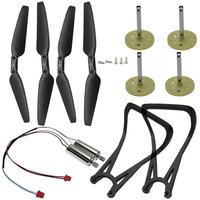 Rc Quadcopter Spare Parts for S162 JD-22S JD22S E520 E520S GPS Drone Accessories Gears Protector Propeller Blades Guards  Motor